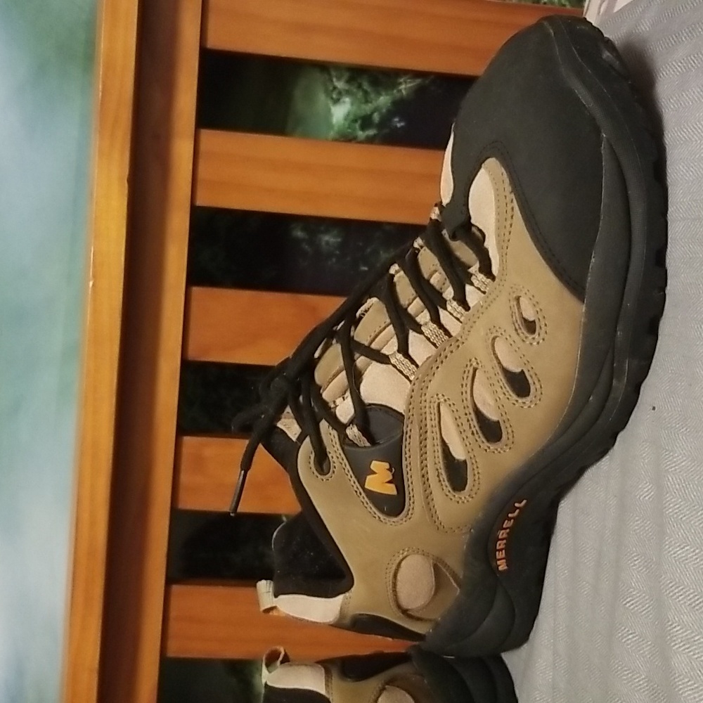REI Merrell Moab 3 Men's Waterproof Hiking Shoe Brown/Tan Size 14